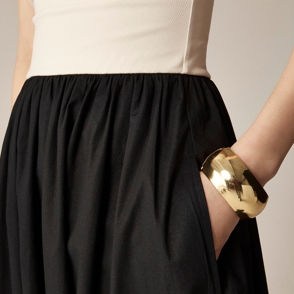 New JCREW Size XXS Strapless Colorblock Mixy Dress Black & Natural $128 CJ391 - Picture 3 of 5